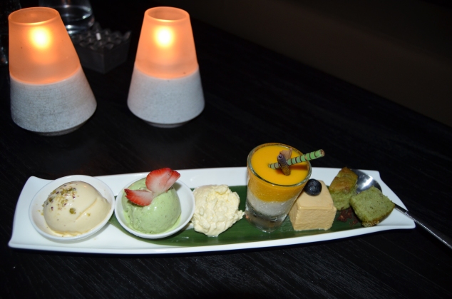 Heavenly dessert selection at Origami