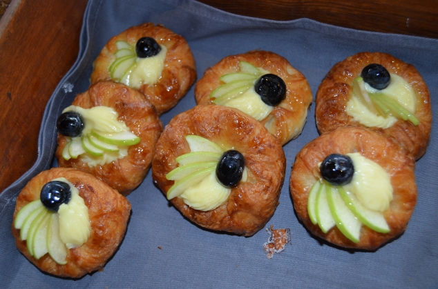 Custard pastries made with the freshest ingredients